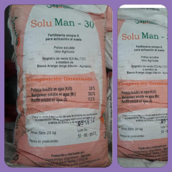 Fertilizante solu man-30