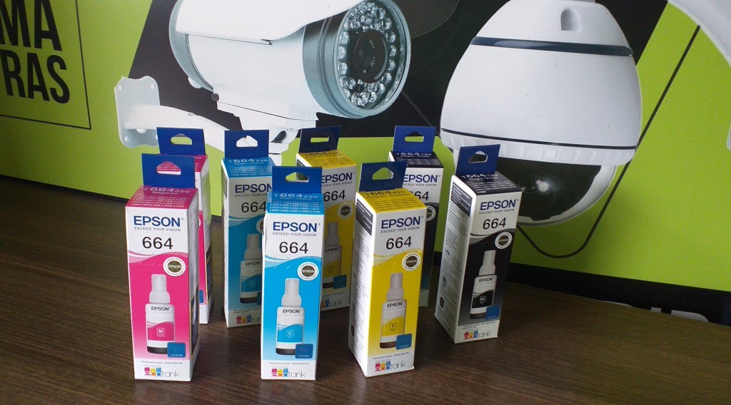 Tintas originales epson 664