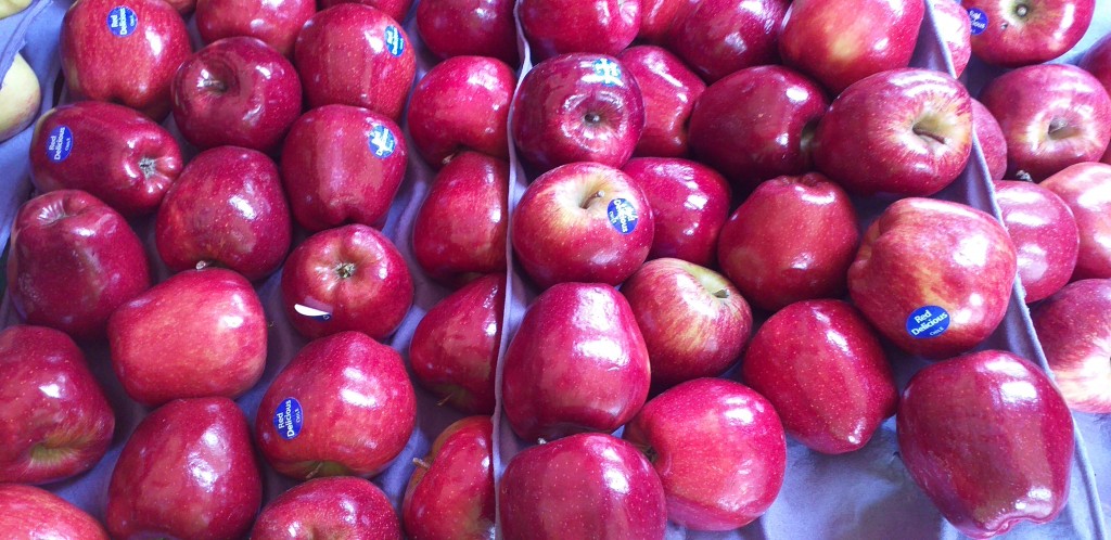 Manzana roja gruesa
