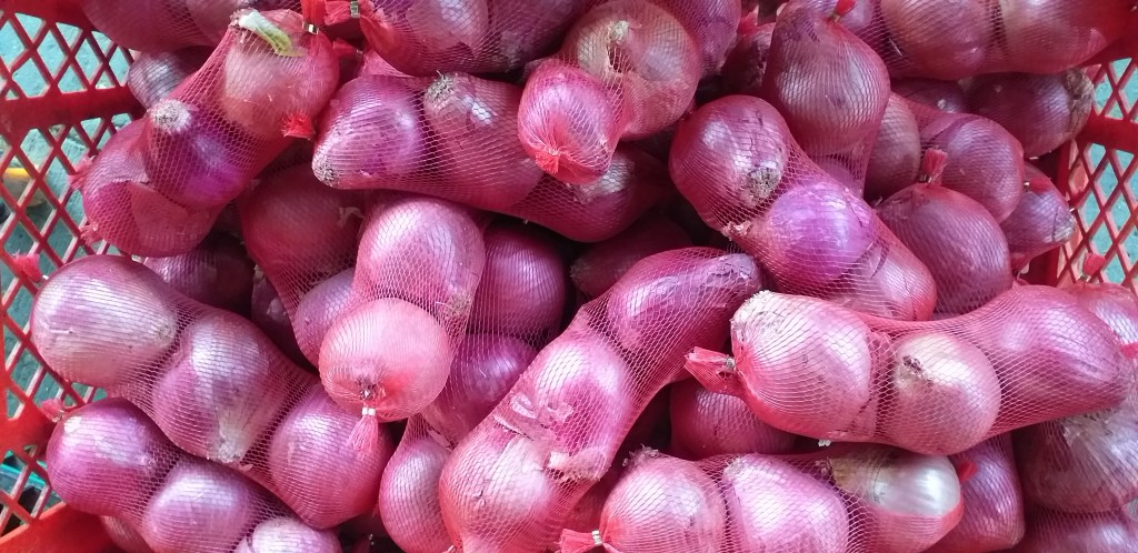 Cebolla roja en malla/3 pepas