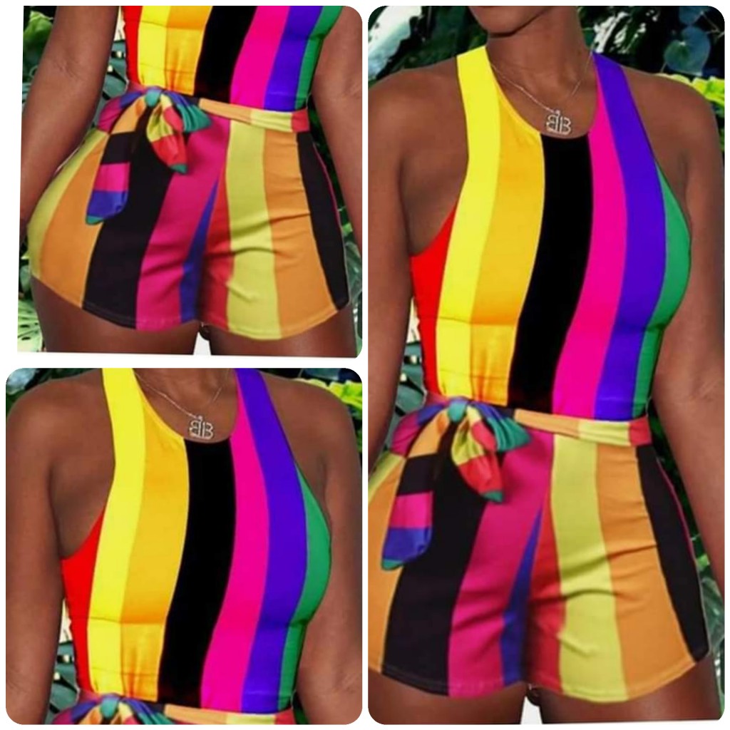 Vestido rayas dama