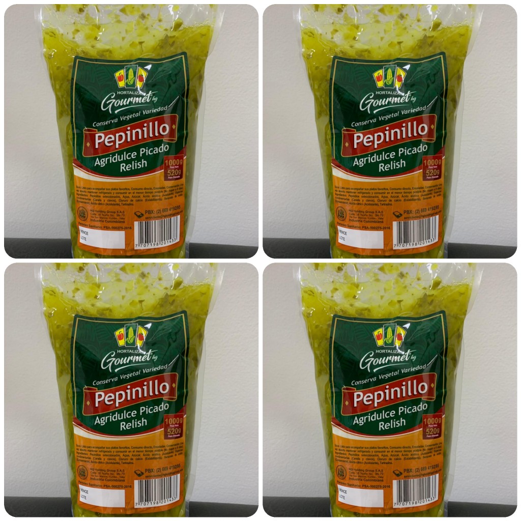 Pepinillo agridulce picado relish/1000g