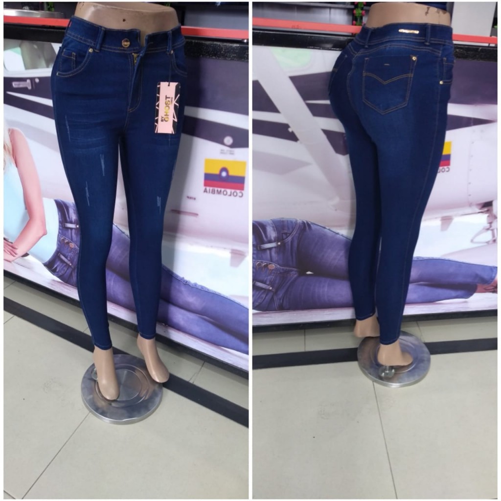 Jean para dama un solo botón