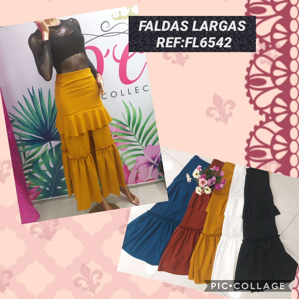 Faldas largas para dama