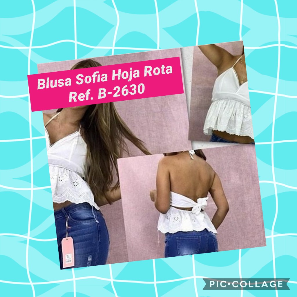 Blusa Sofía hoja rota