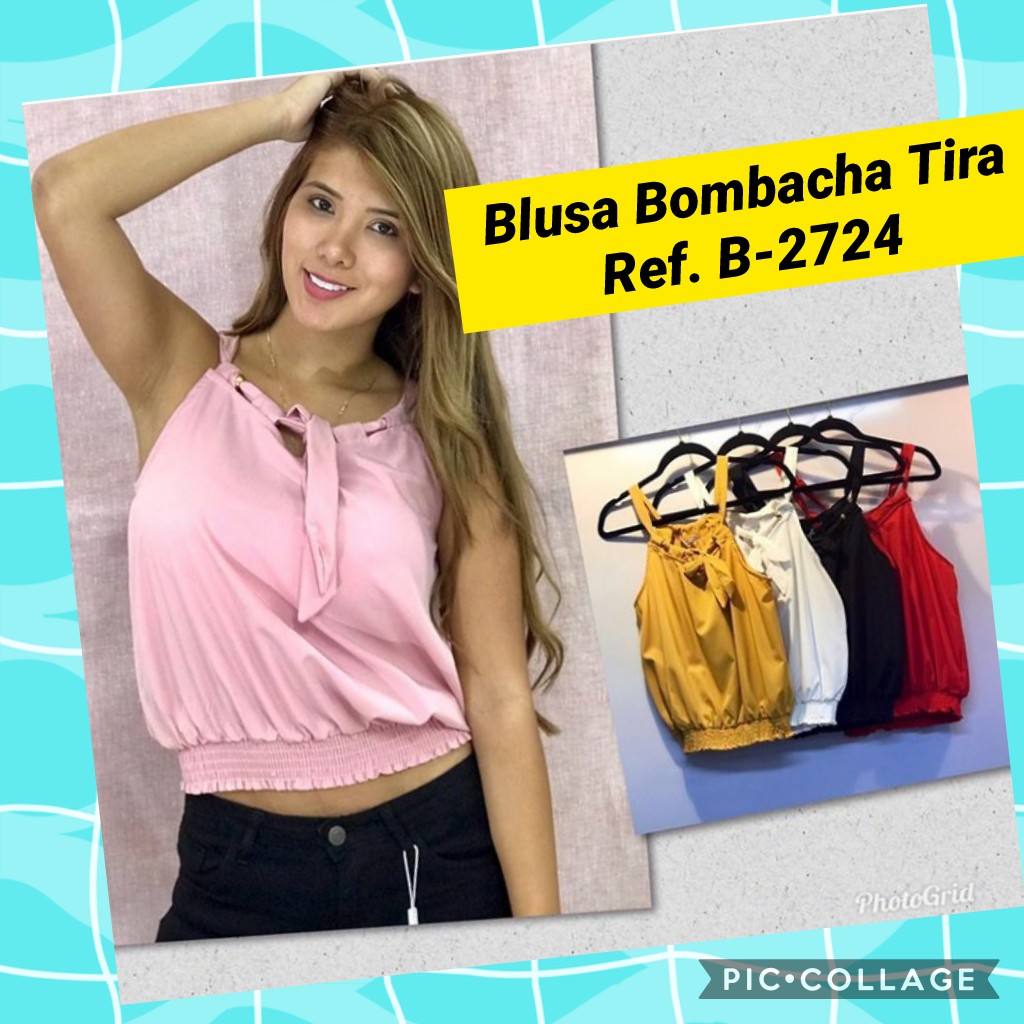 Blusa bombacha tira para dama
