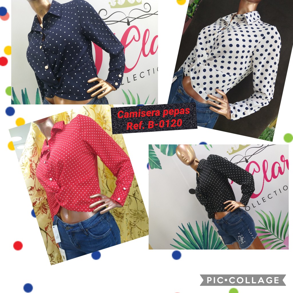 Camisera pepas para dama