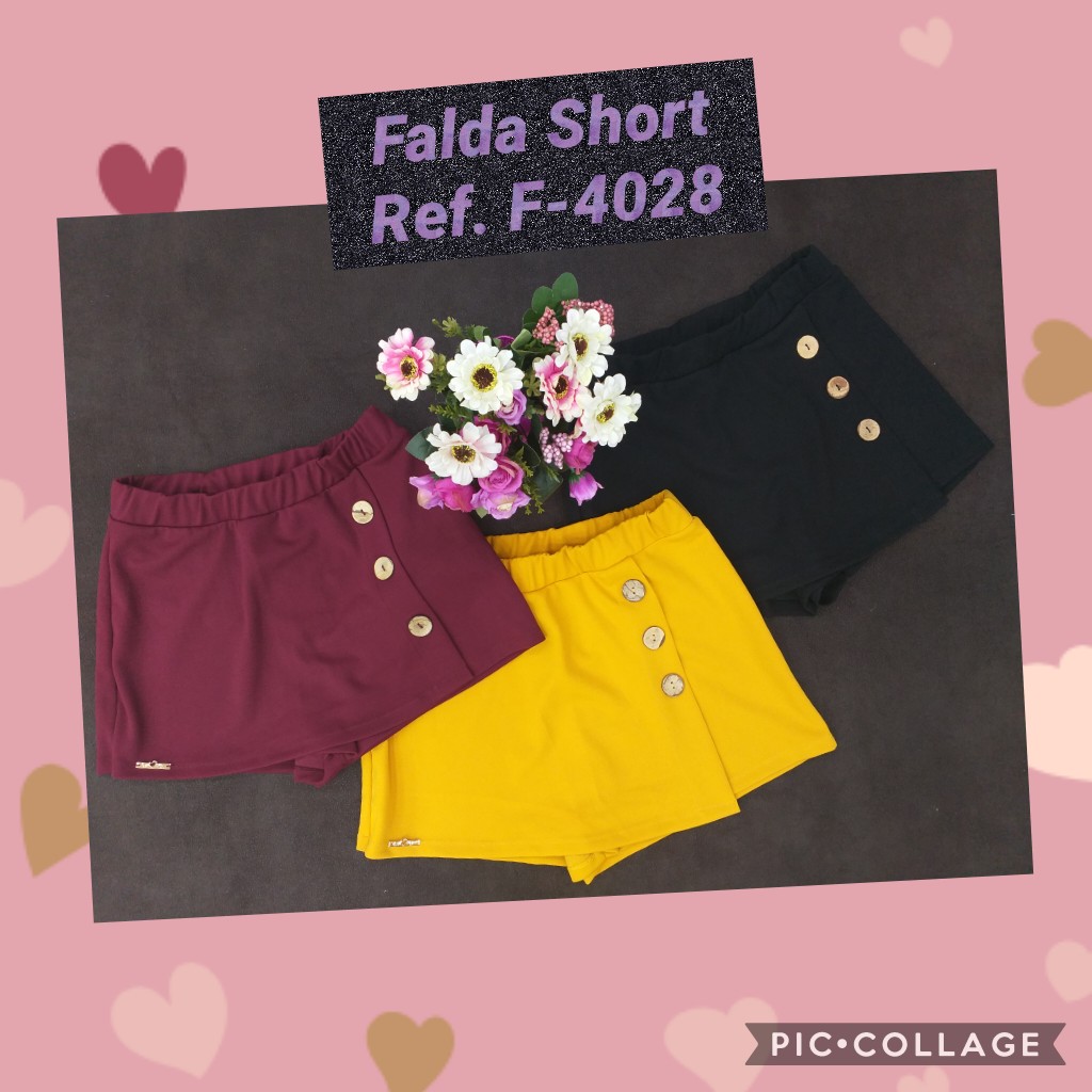 Falda shorts para dama