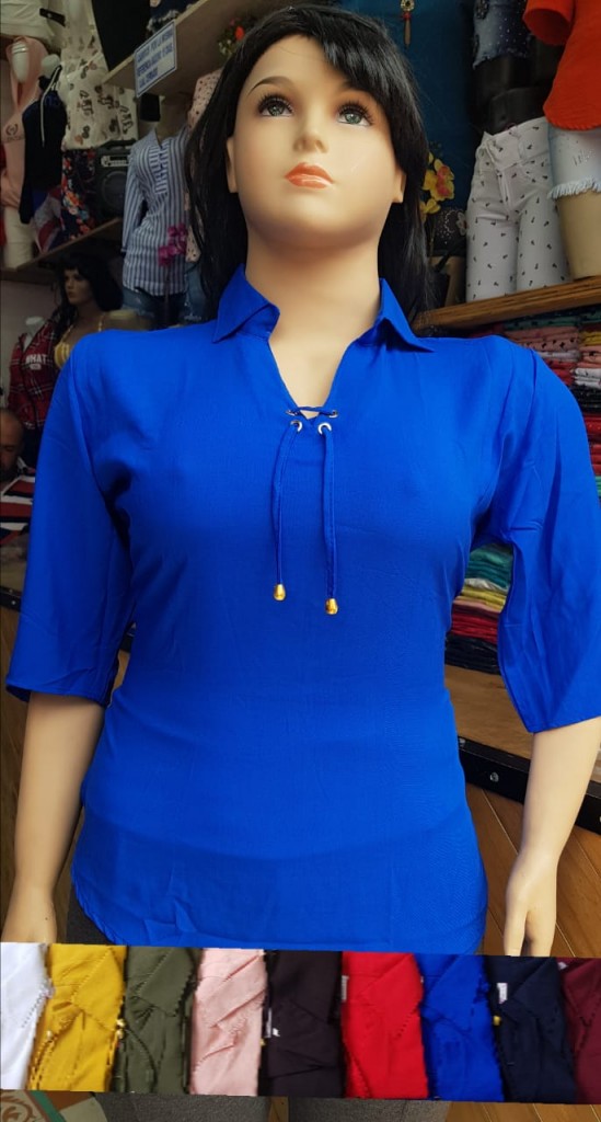Blusa talla plus para dama