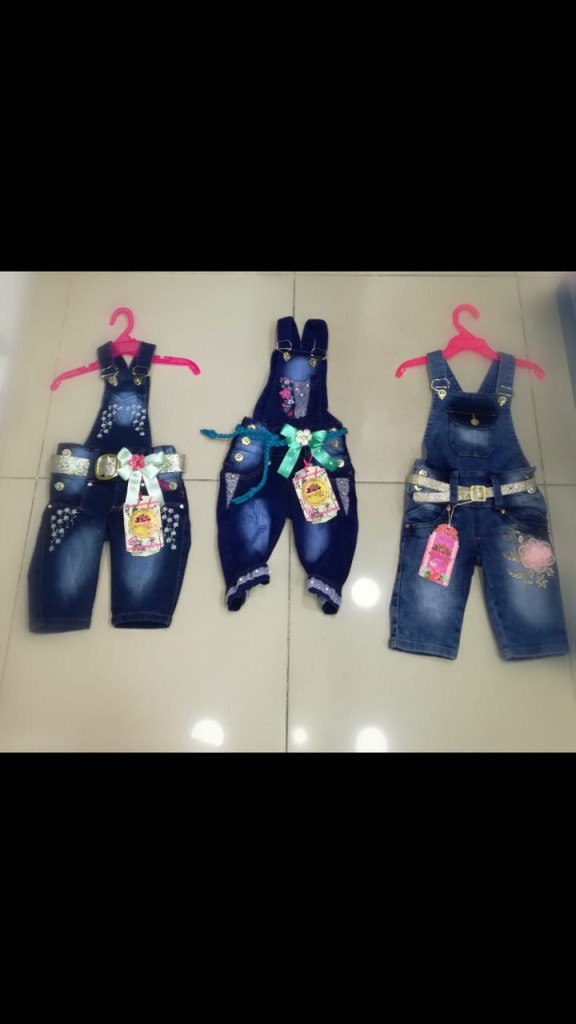 Bragas torero en jean para niña