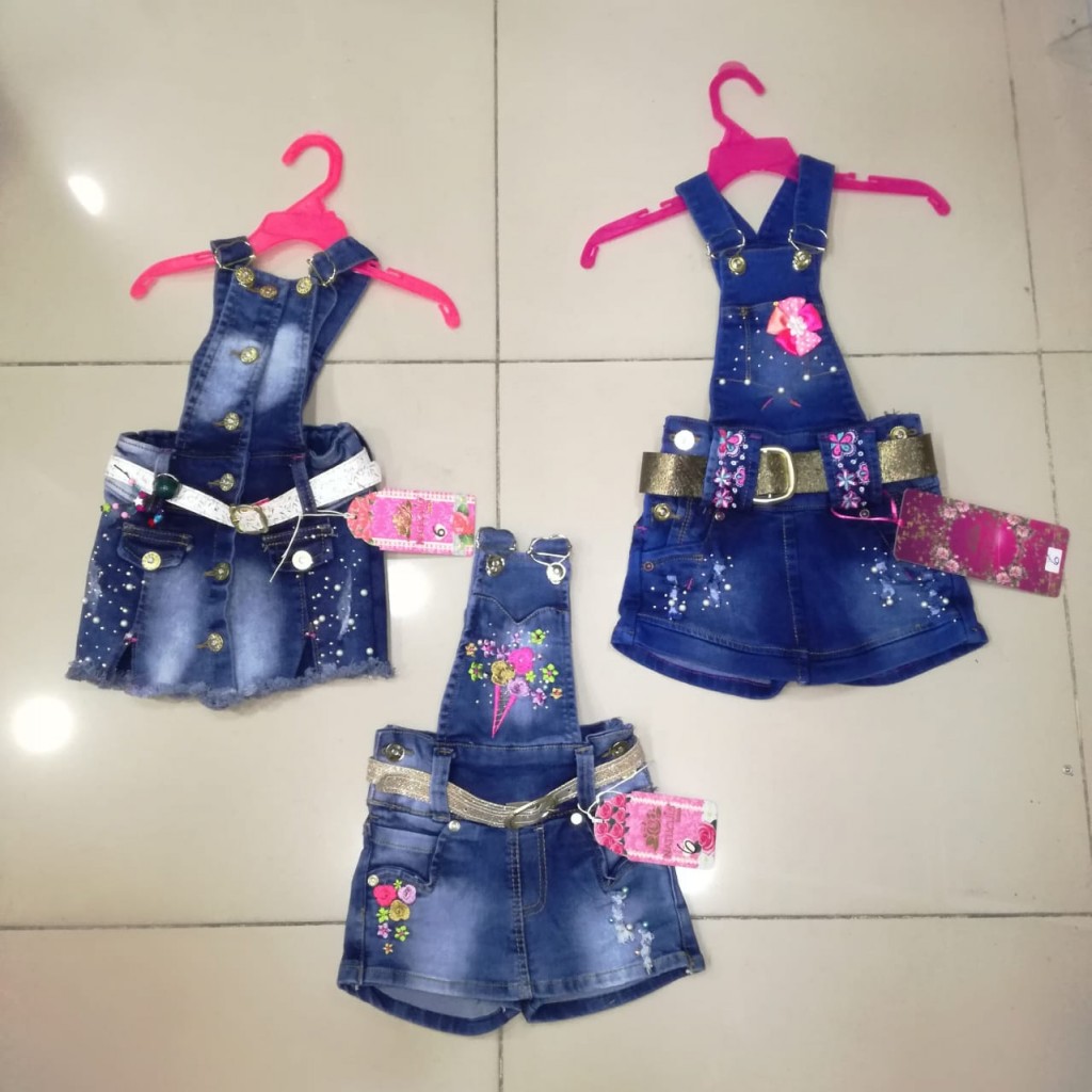 Bragas faldas en jean para niña