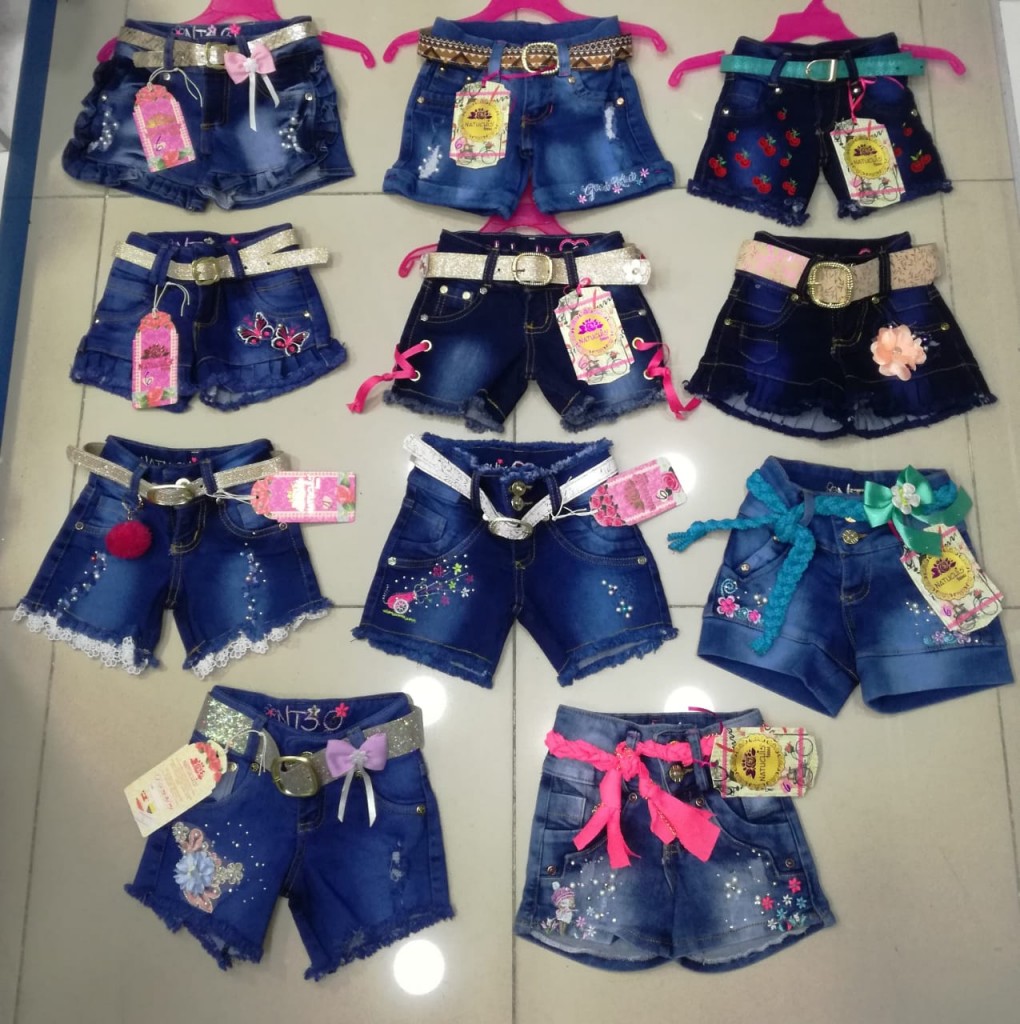 Shorts en jean para niña