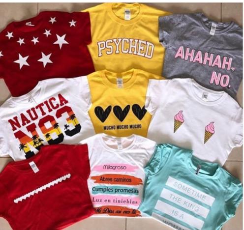 Camisetas dama