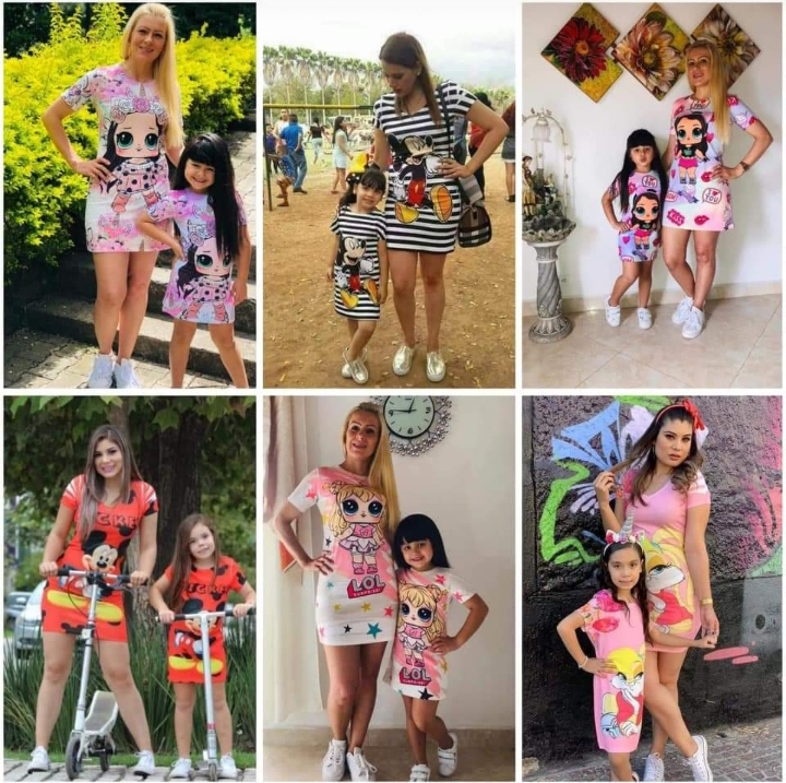 Vestidos sublimados para niñas