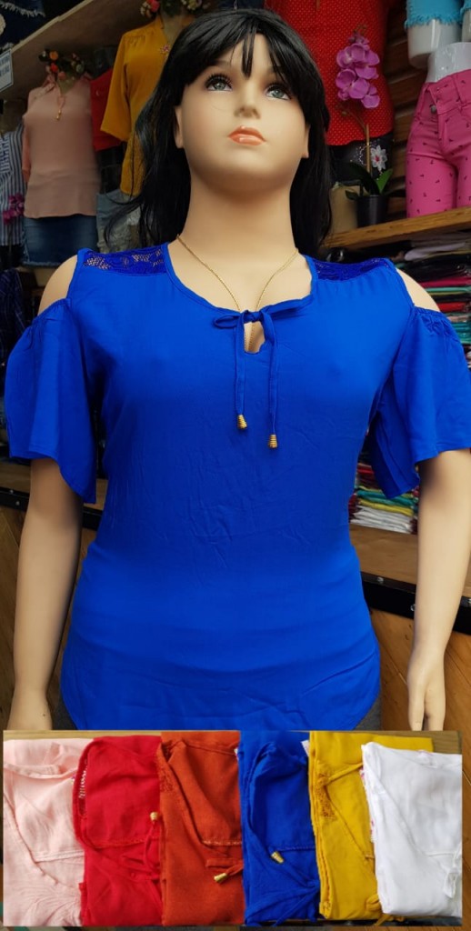 Blusas talla plus dama