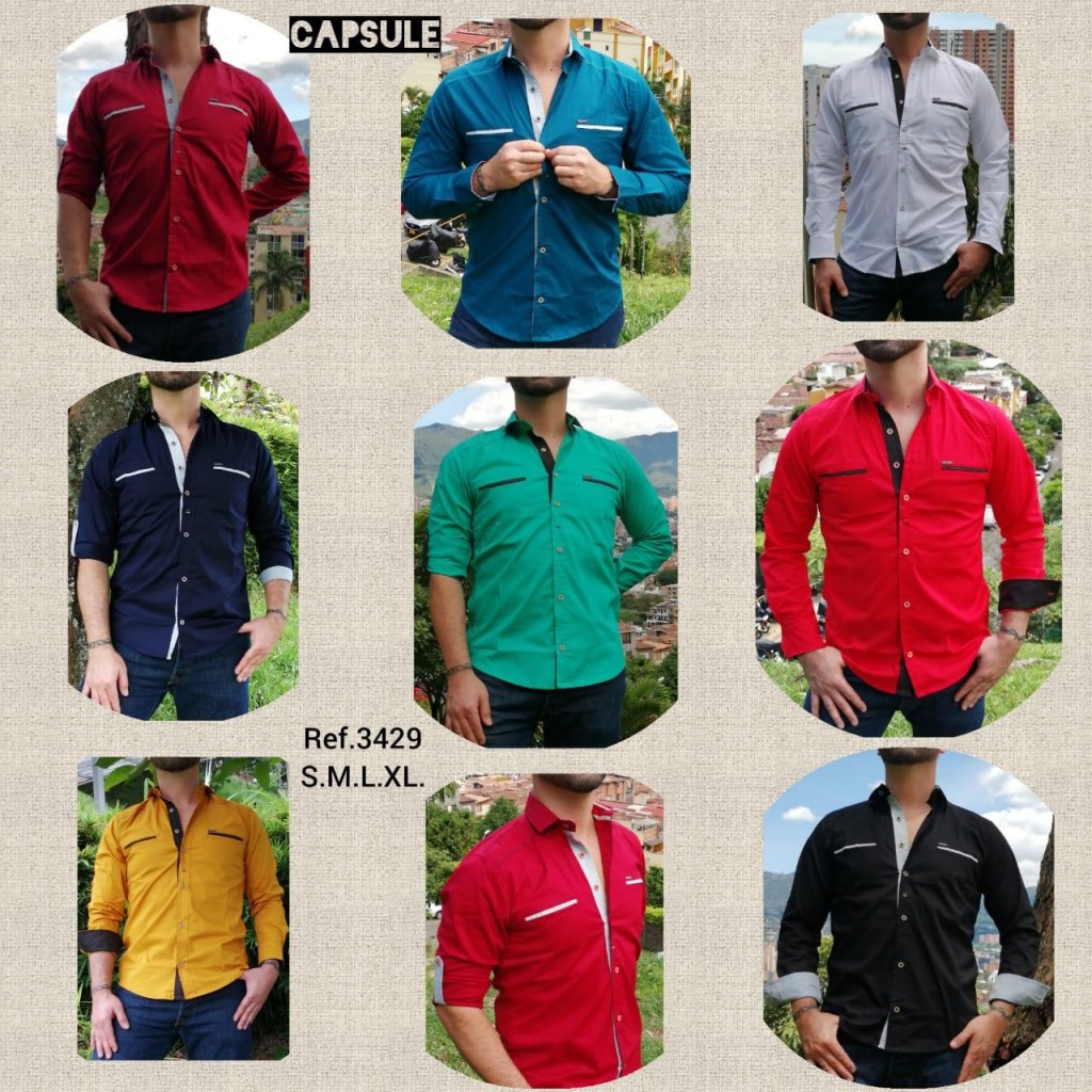 Camisa de hombre Manga Larga