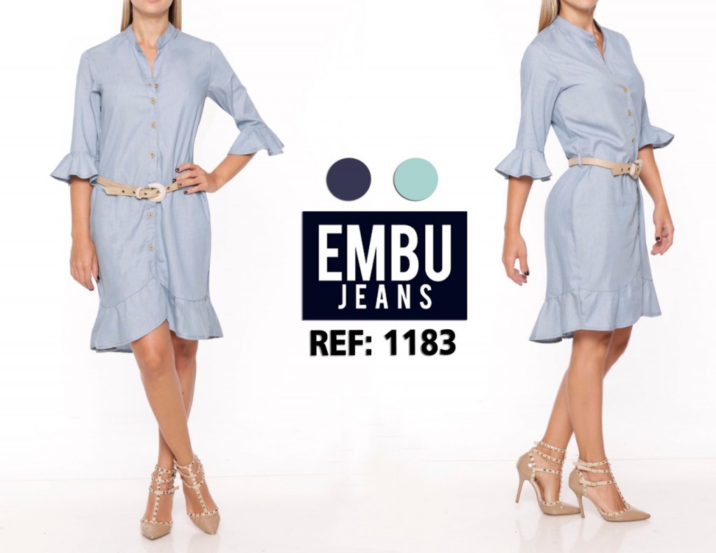 Vestido de Dama en Jeans