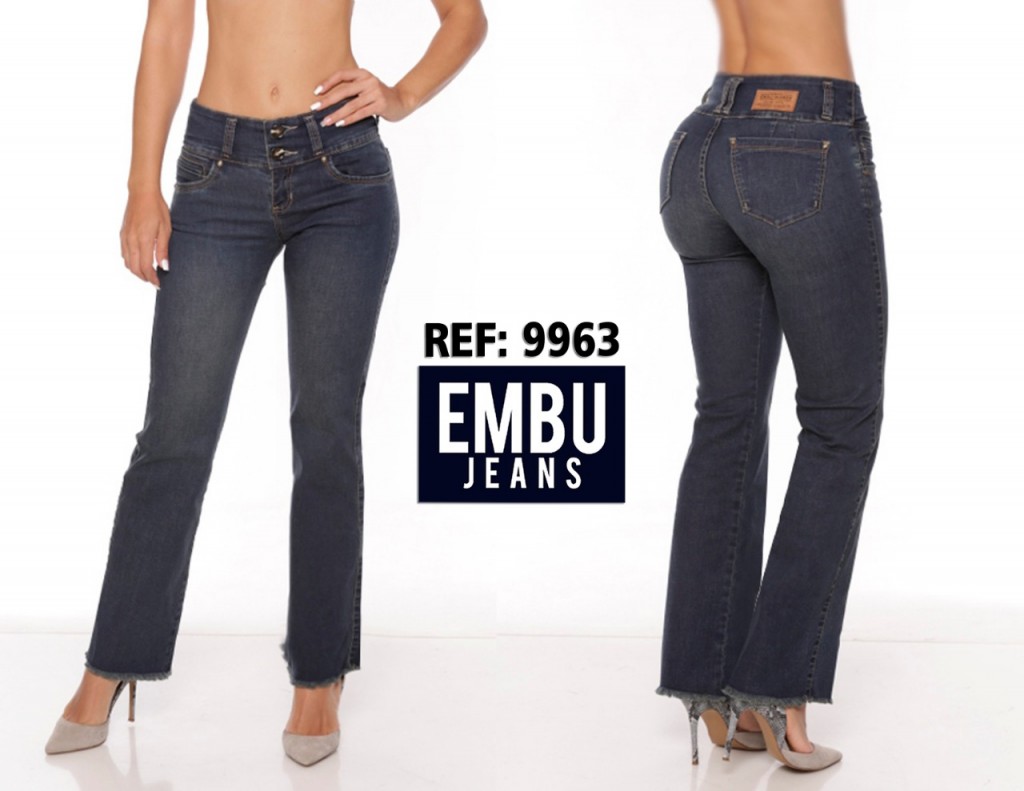 Jeans de Dama bota recta