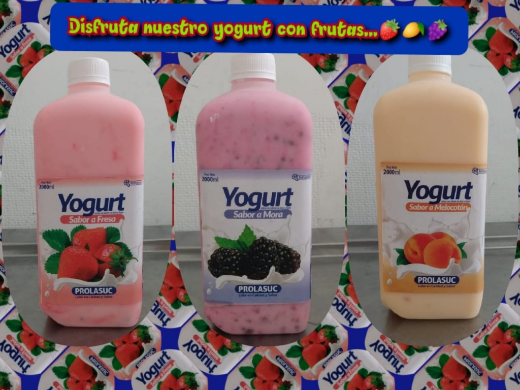 Yogurt con frutas x 2 litros