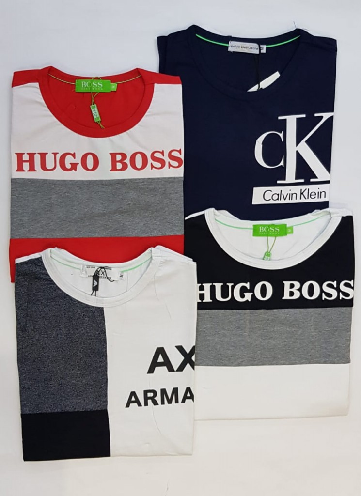 Camiseta cuello redondo importadas caballero