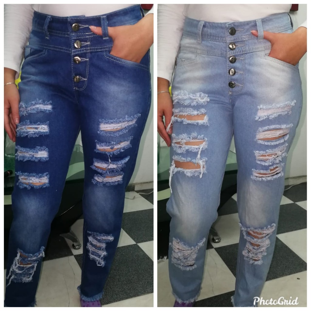 Jean Boyfriend 5 botones dama