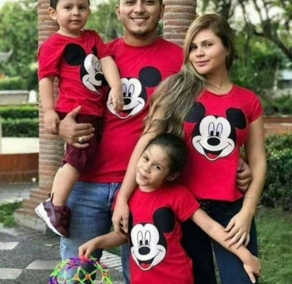 Juego camiseta familiar