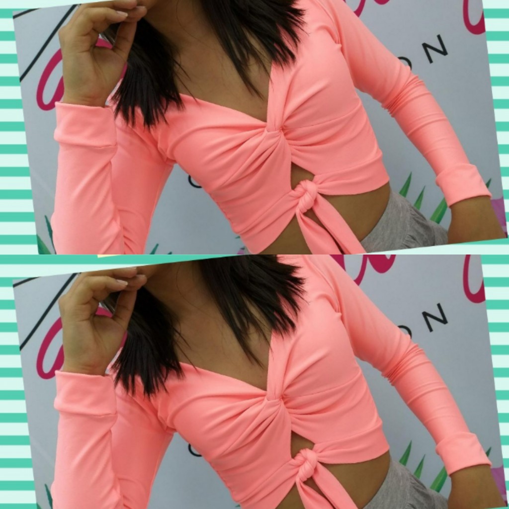 Blusa fluorescente para dama