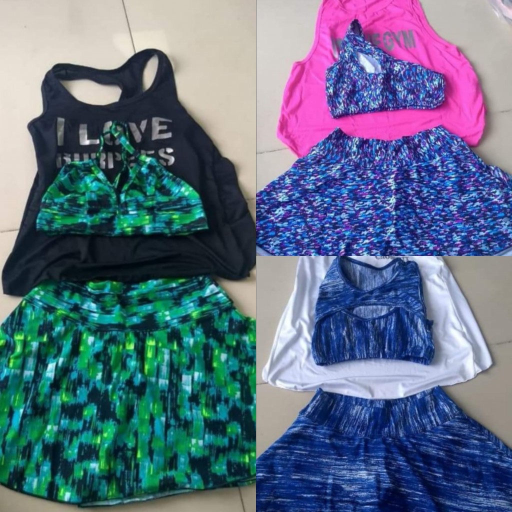 Conjunto deportivo 3 piezas para dama