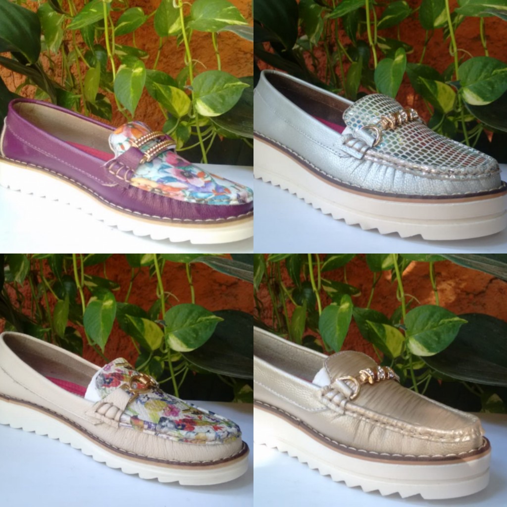 Zapato apache en cuero dama
