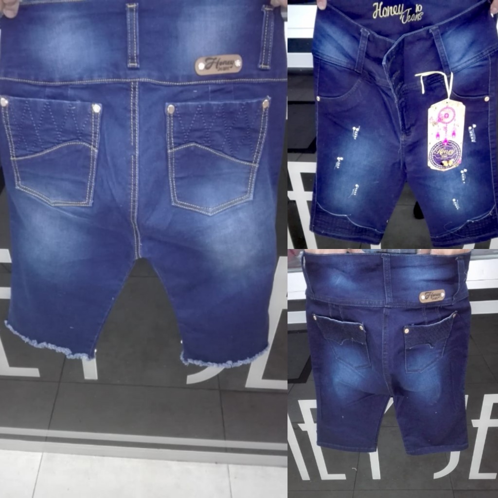 Pantalón torero en jean para dama tallas plus