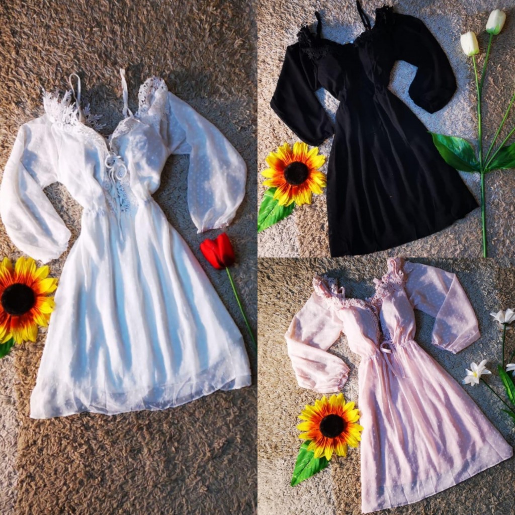 Vestido encaje dama