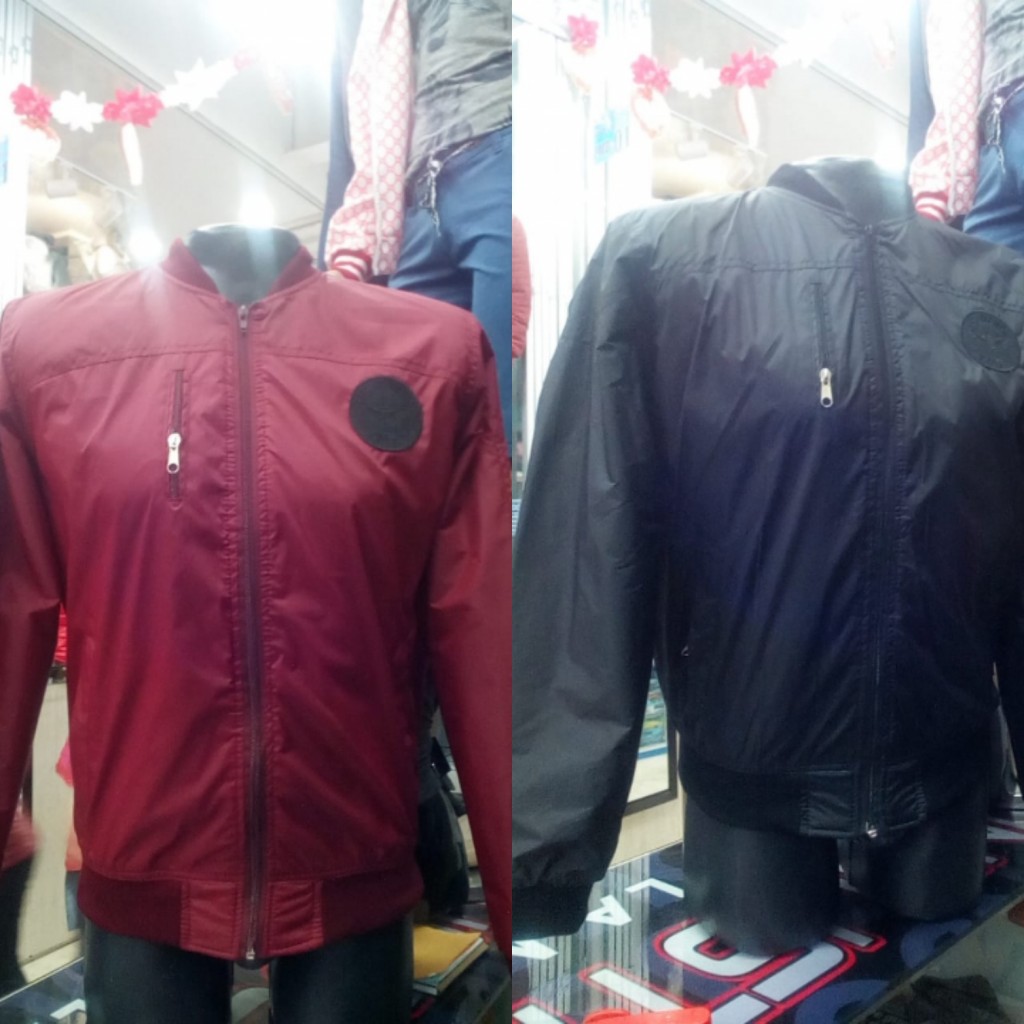 Chaqueta en bomper caballero