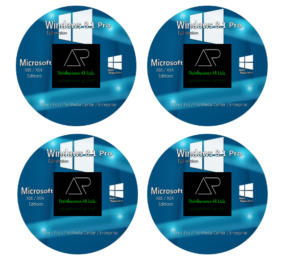 Windows 8.1 pro de 32 y 64 bits dvd, usb o email, con activador de marca y producto, envió gratis.