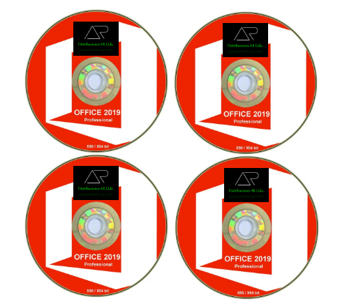 Office 2019 profesional de 32 y 64 bits dvd, usb o email con su activador de marca y producto.