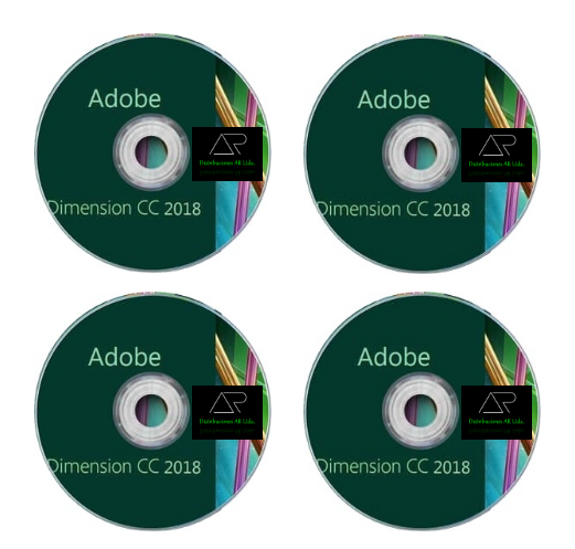 Adobe Dimensión CC 2018, dvd, usb o email, (Diseño de imágenes 3D en español).