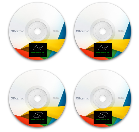 Office 2016 para macbook dvd, usb o email, con su activador de marca y producto.