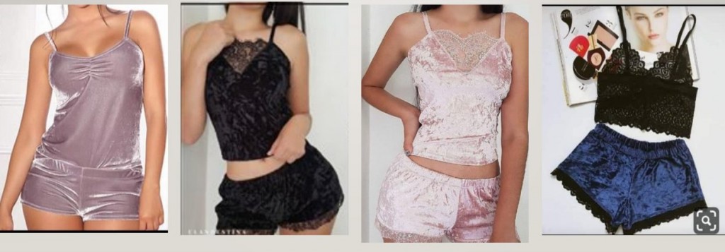 Pijama en veletin dama