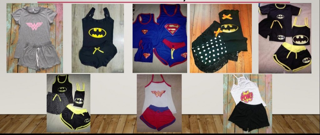 Pijama súper héroe para la familia