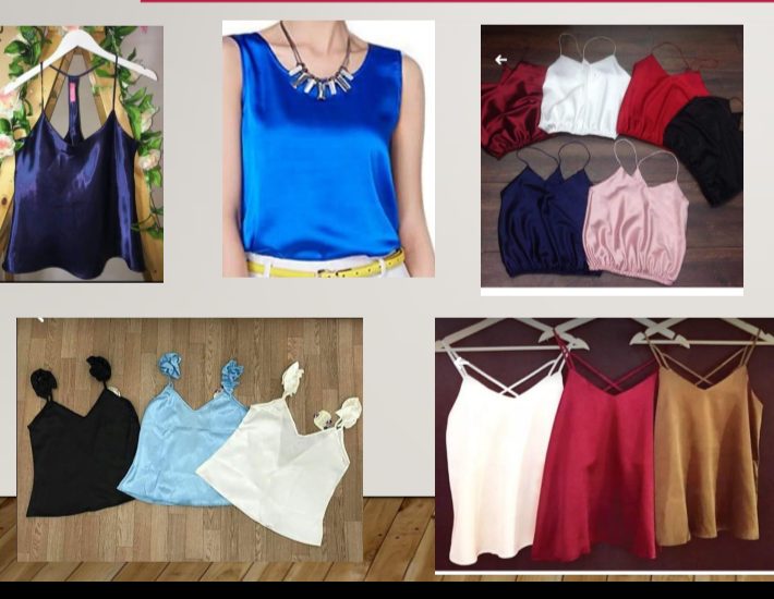 Blusas en satín dama