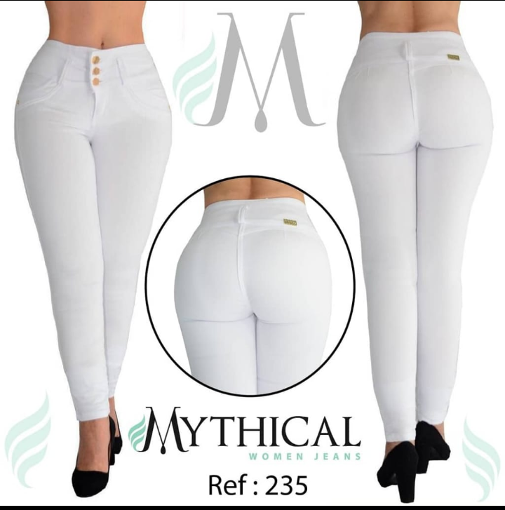 Jean tres botones ref 235 dama