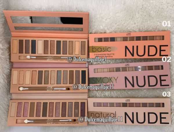 paleta de sombras Nude marca Engol. @Dulcemaquillaje11