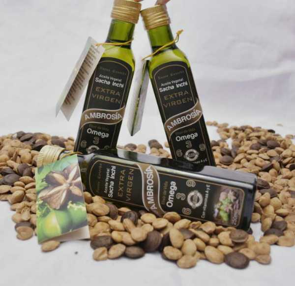 Aceite sacha Inchi extra virgen omega 3, 6 y 9