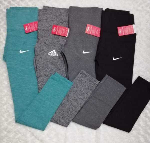 Leggins en microfibra de poliester tiro alto pretina ancha