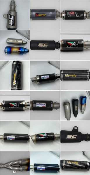 Exostos / punteras / slip On / moto