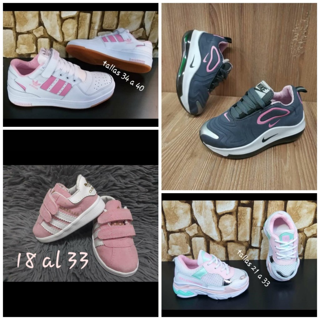 Tenis de Niña diferentes estilos
