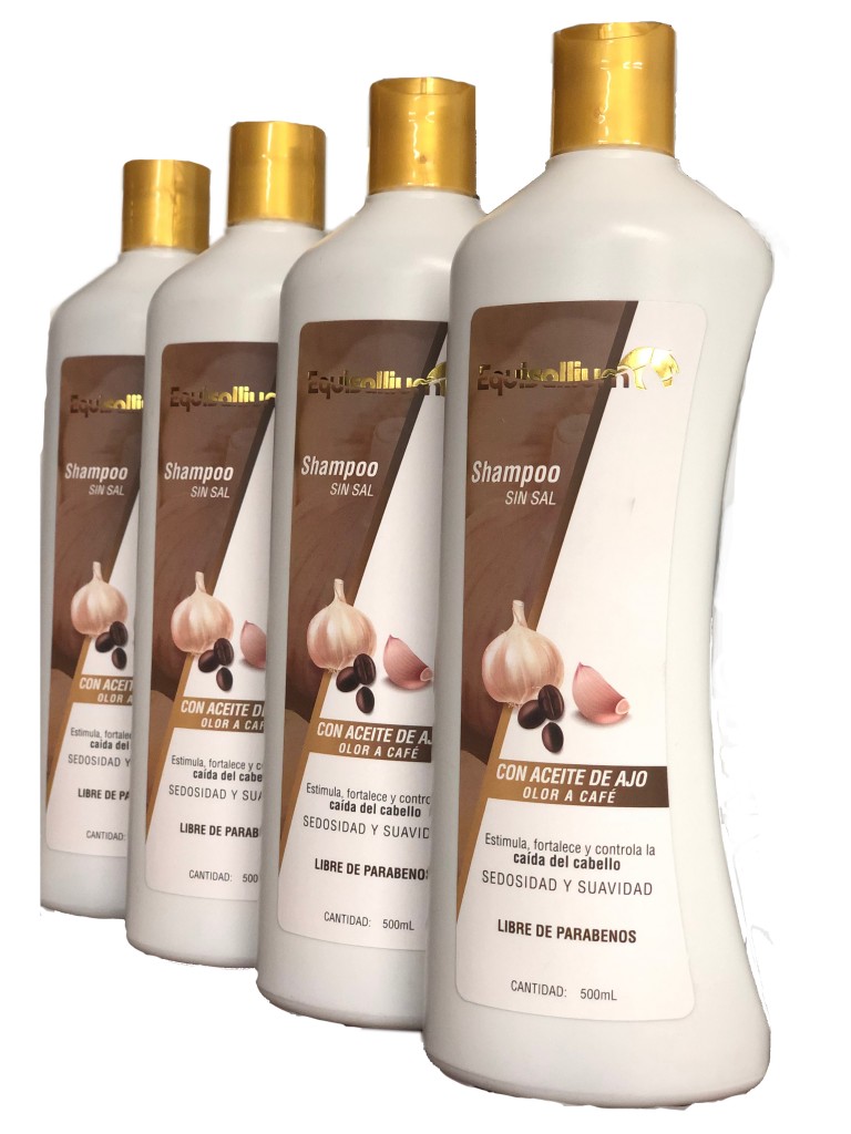 Shampoo de ajo (controla la caída del cabello) x 500ml