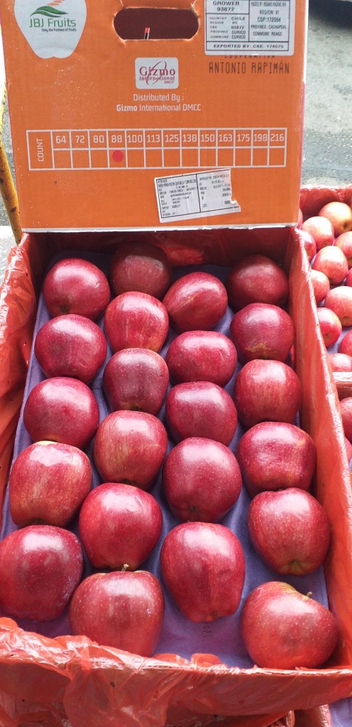 Manzana roja calibre 80