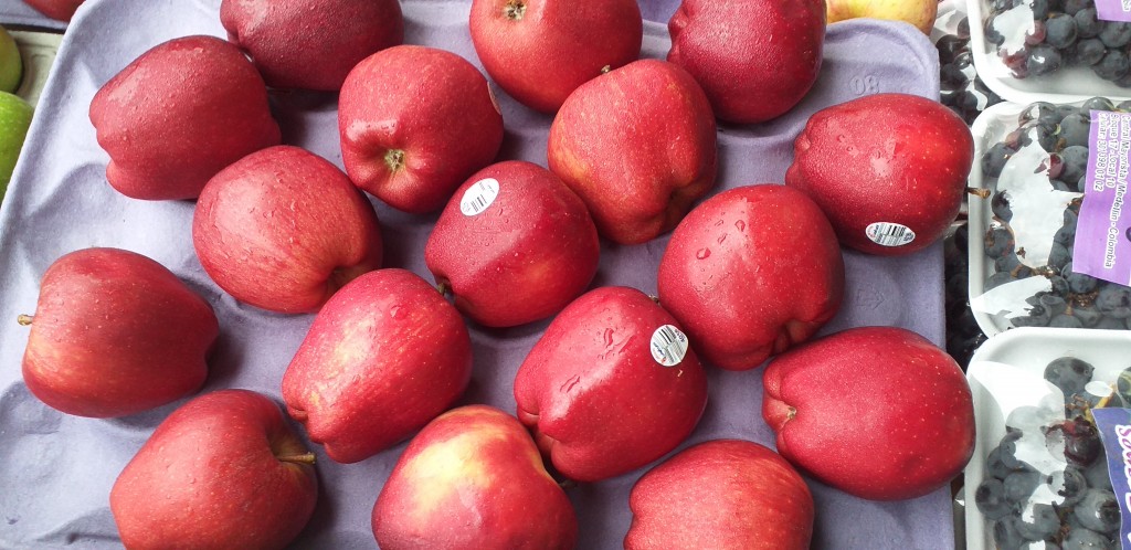 Manzana roja gruesa