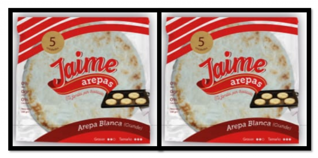 Arepa blanca grande