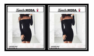 hermoso vestido cuello bandeja